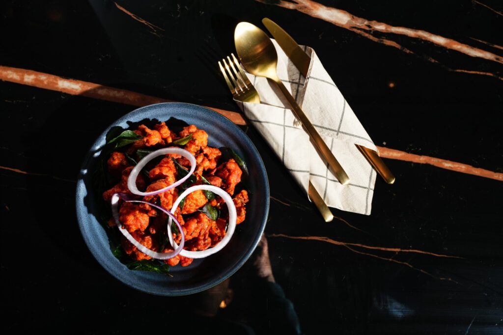 cauliflower pakoda honeymoon restaurant